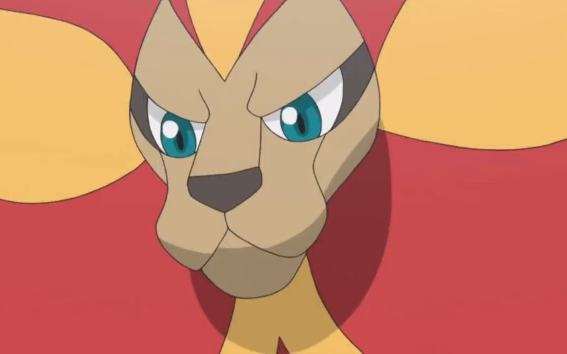 精灵宝可梦xy速看96集,小狮狮与火焰狮,来自父亲的期待