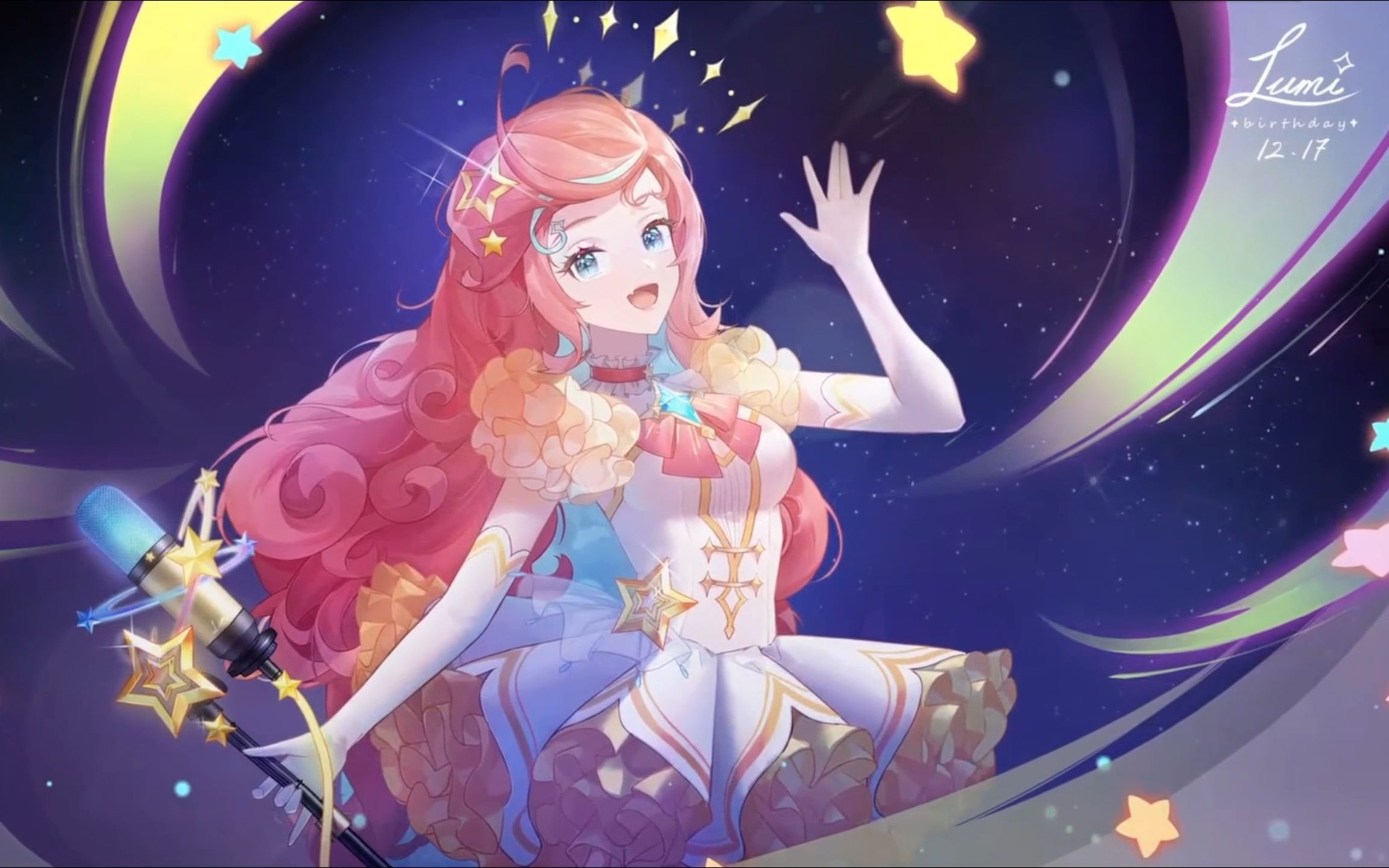 【露米lumi】烟花和天空邂逅 原画纯享