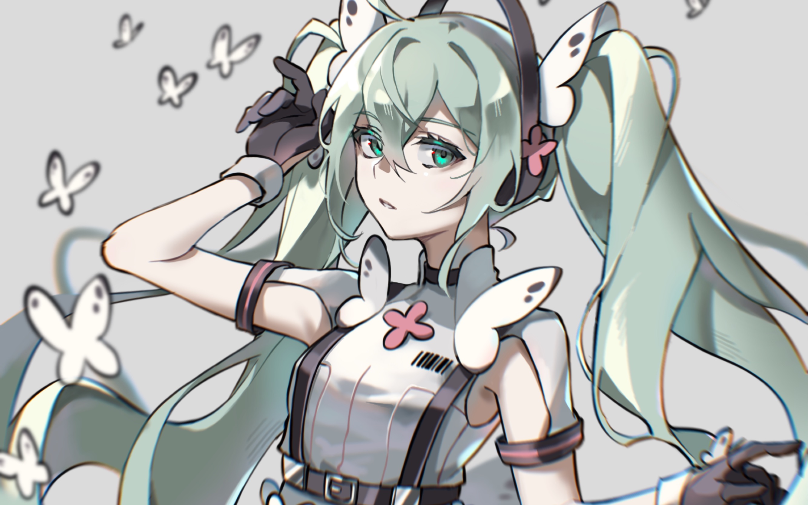 【procreate绘画过程】日绘打卡day8 day9-miku温室旋律