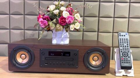 JVC Victor WOOD CONE EX-D6 高清无损桌面一体音响蓝牙5.1无损WAV FLAV 