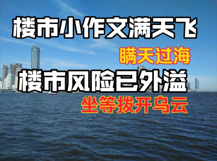 楼市小作文满天飞,瞒天过海,楼市风险已开始外溢哔哩哔哩bilibili