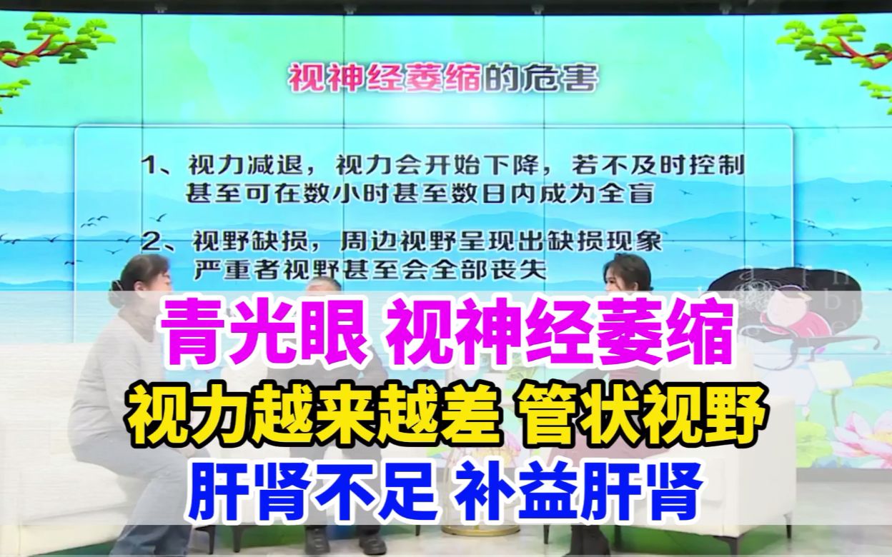 徐永忠:青光眼 视神经萎缩,视力越来越差 管状视野,肝肾不足 补益肝肾!哔哩哔哩bilibili