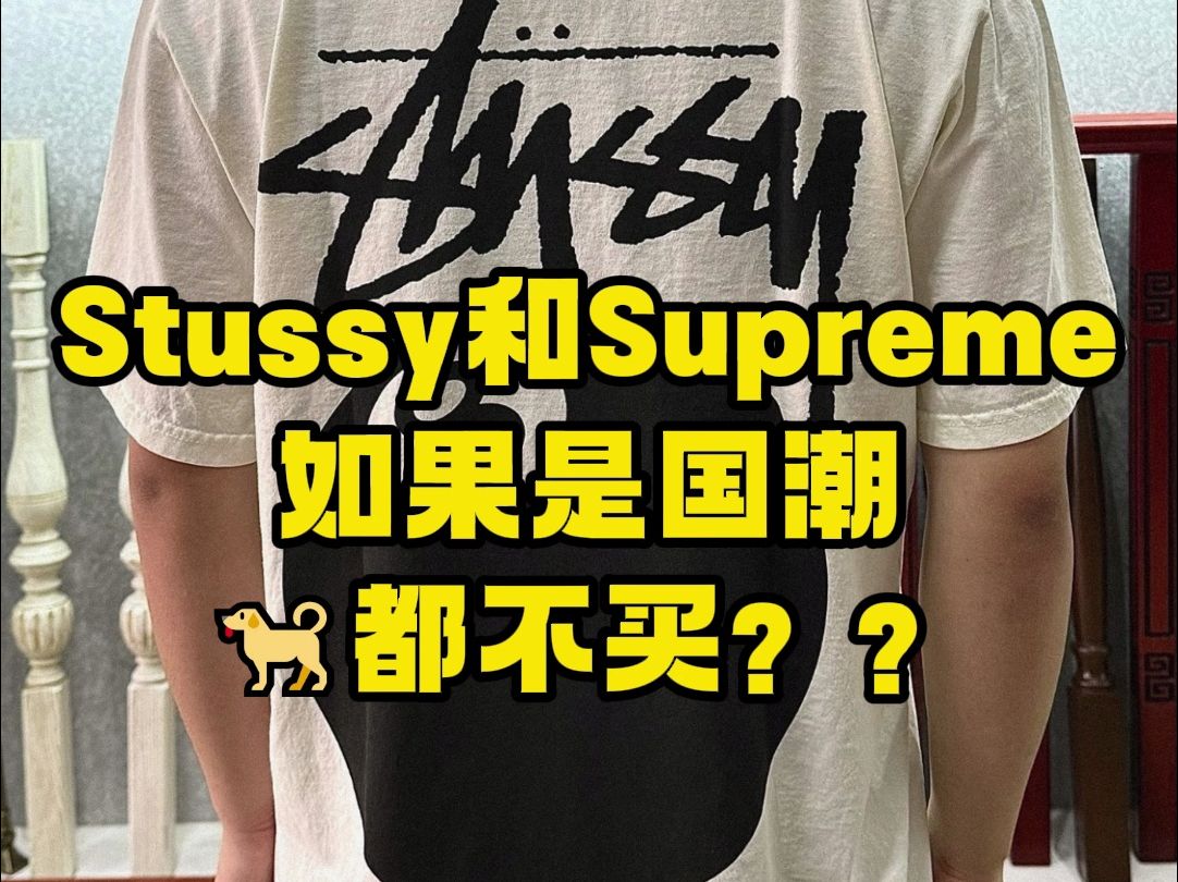 Stussy和Supreme如果是国潮,你还买吗?哔哩哔哩bilibili