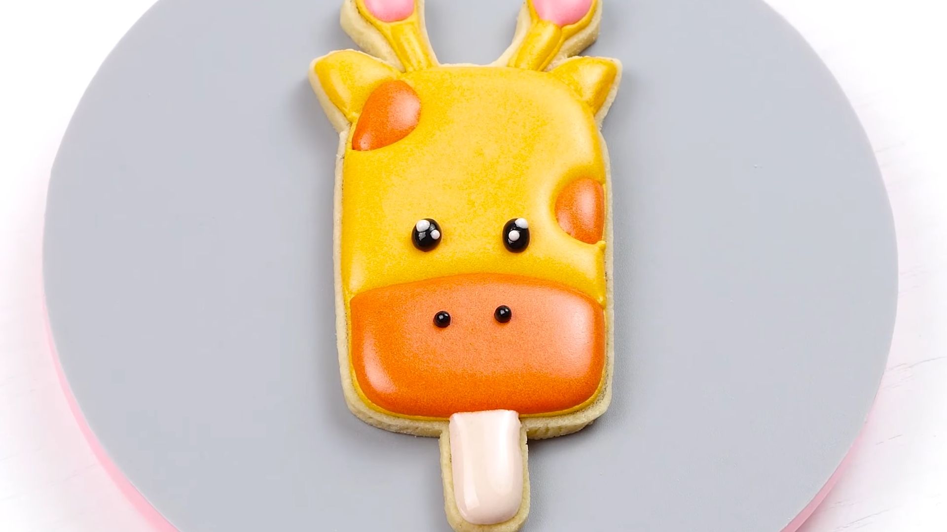 长颈鹿饼干巧克力装饰