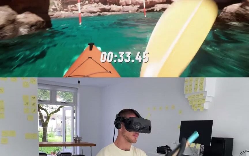 [图]基于物理的皮划艇模拟游戏《Kayak VR》