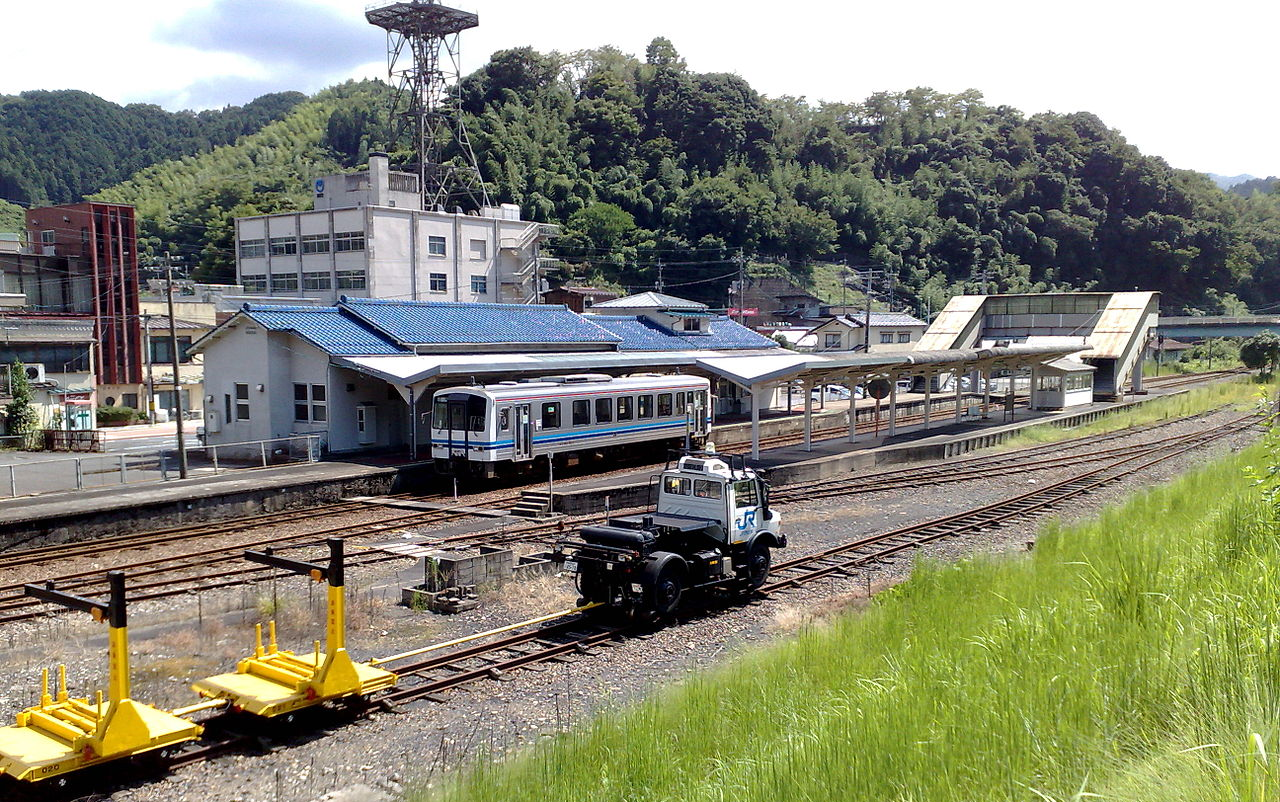 日本铁道废线线路前方展望消失的绝景线路三江线原速八倍速