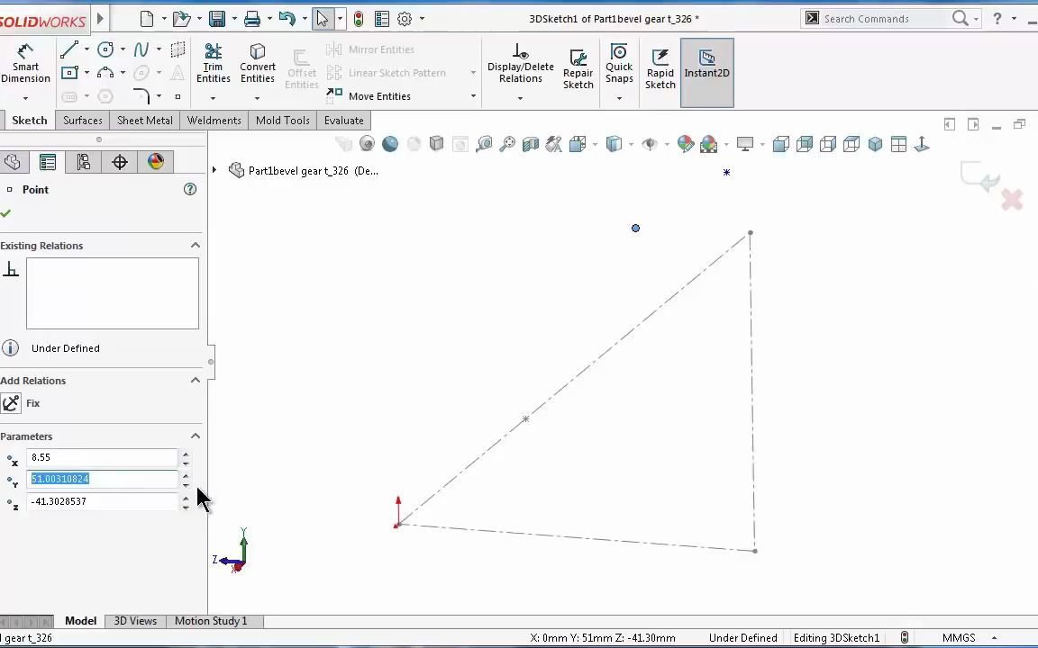 SolidWork建模系列锥齿轮草图绘制哔哩哔哩bilibili