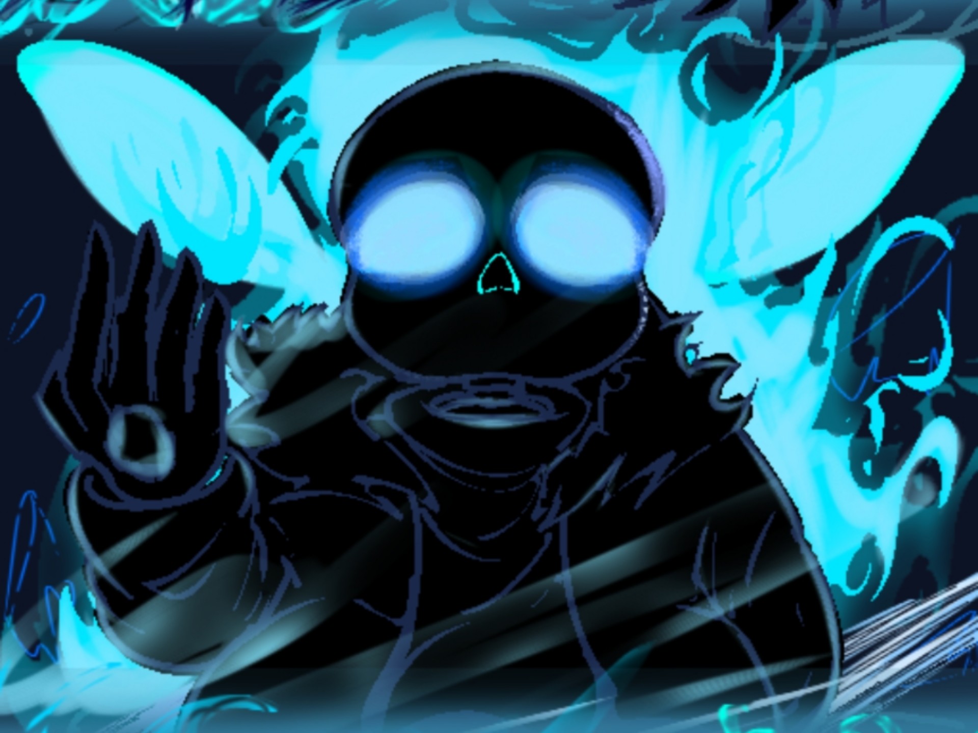 sans噩梦模式:看来得要认真起来才能对付得了你这个疯子