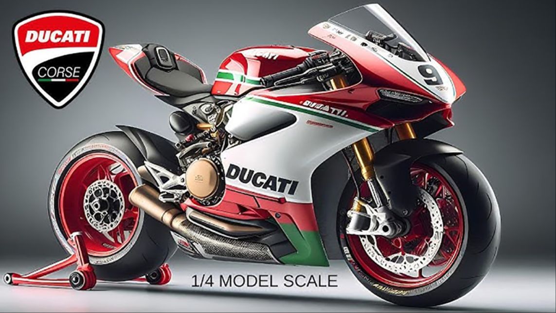 ducati panigale 1299 r final edition 1/4 大比例模型制作