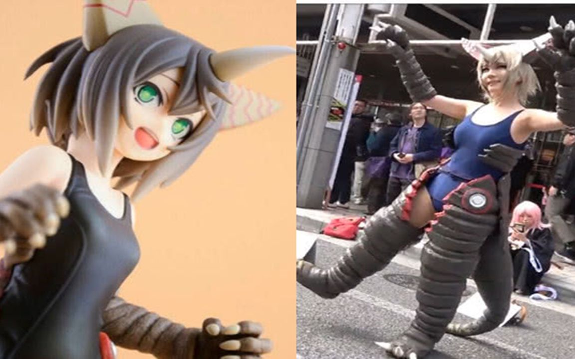 日本cos节哥莫拉怪兽娘登场网友奥特曼看了都舍不得打