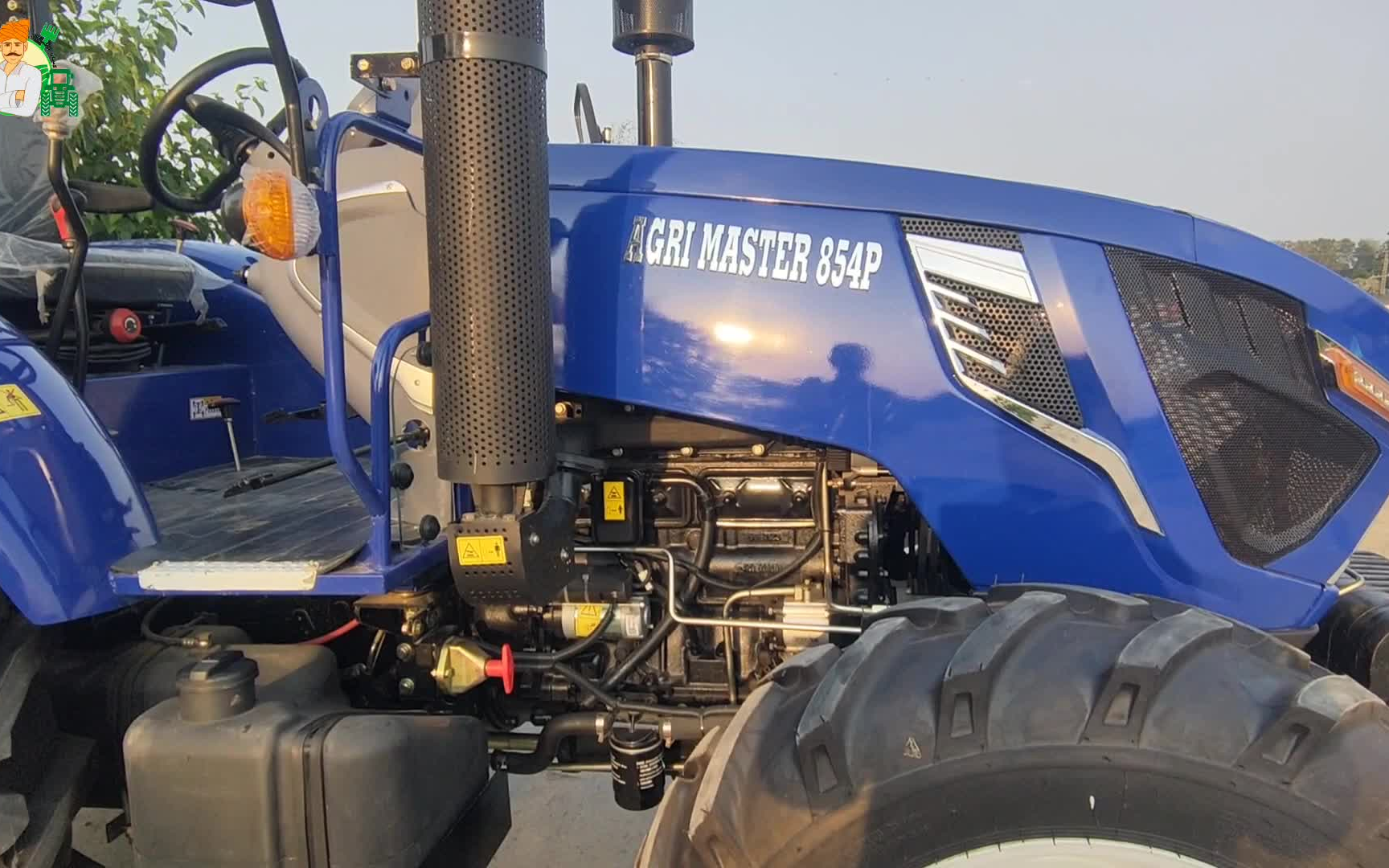 山东银泉854拖拉机搭载东方红发动机 agri master 854p review