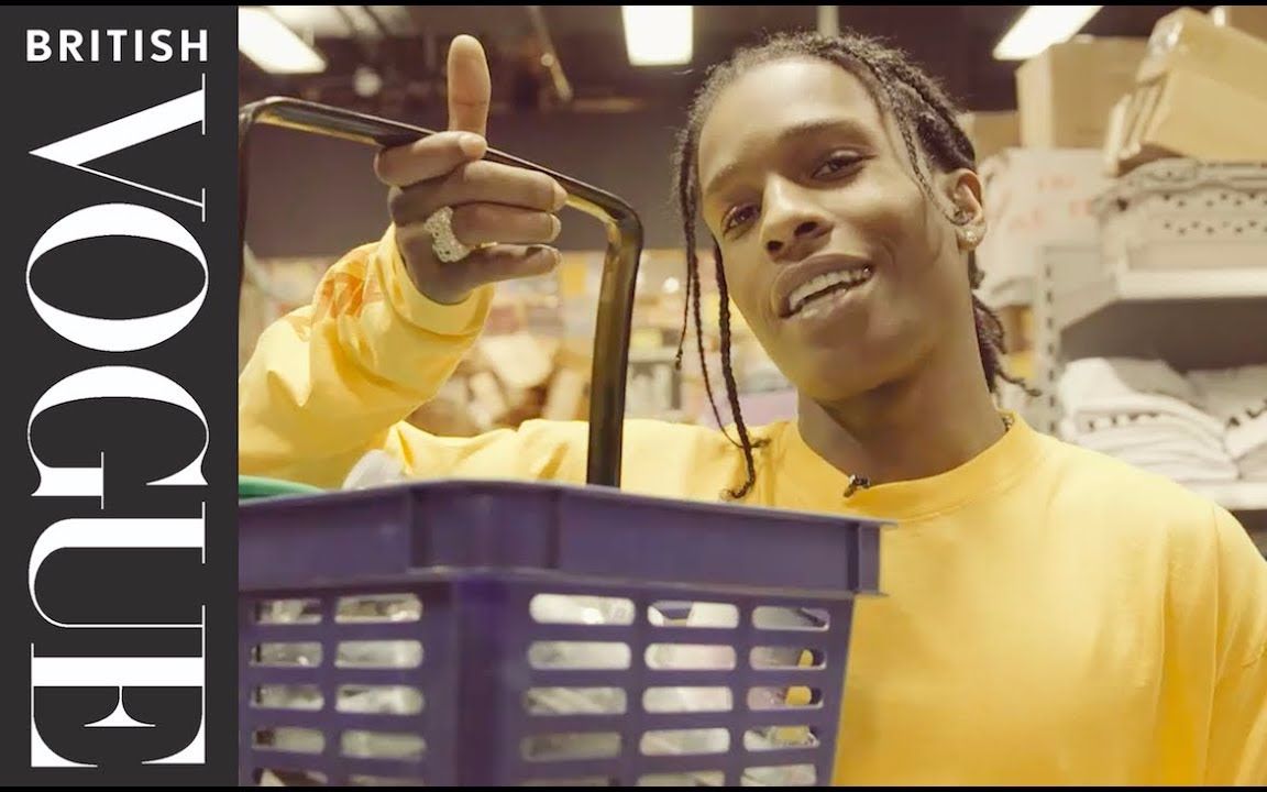 a$ap rocky带你参观awge伦敦游击商店 