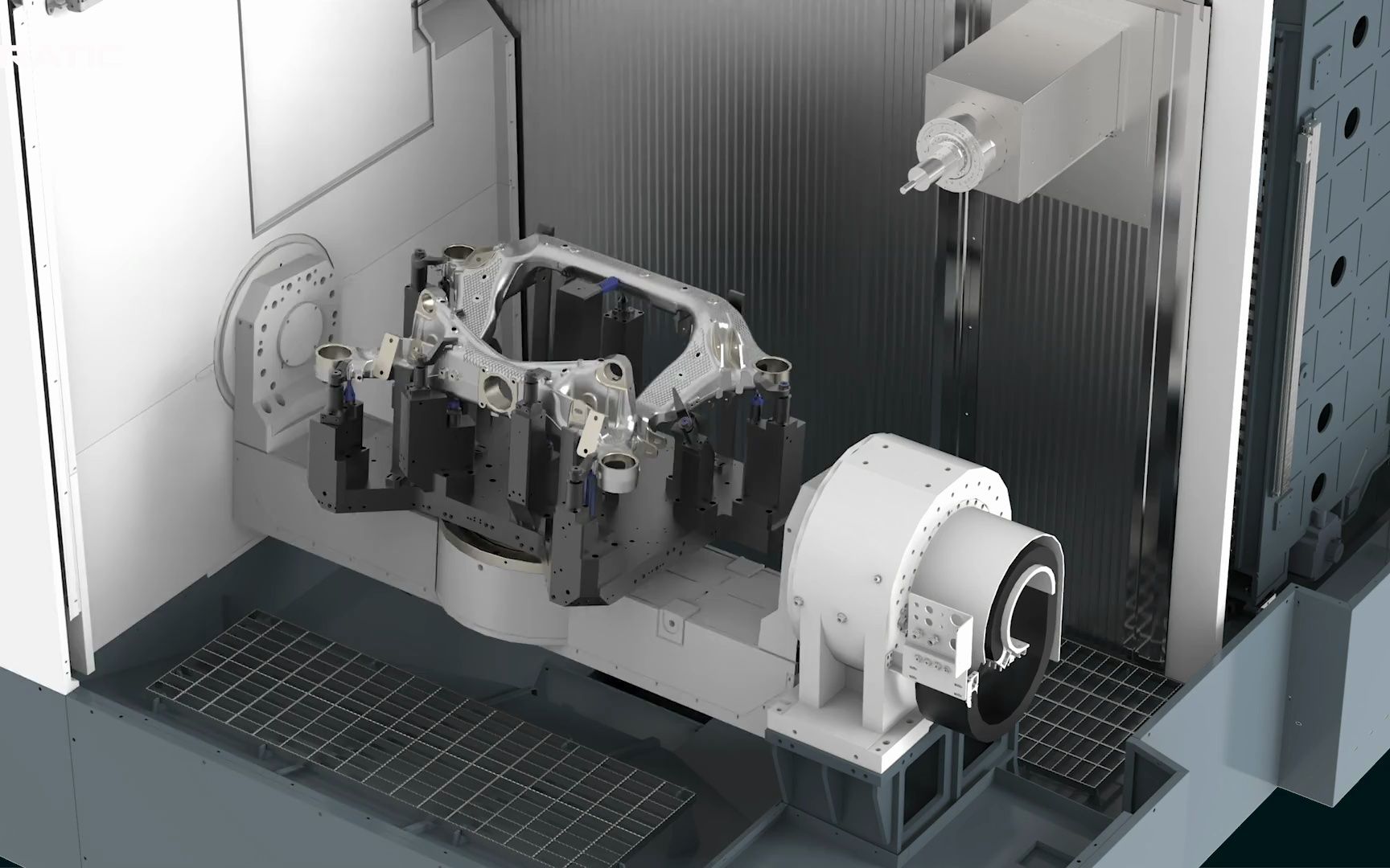 【普拉迪】pratic pwc-1510摇篮五轴卧式加工中心