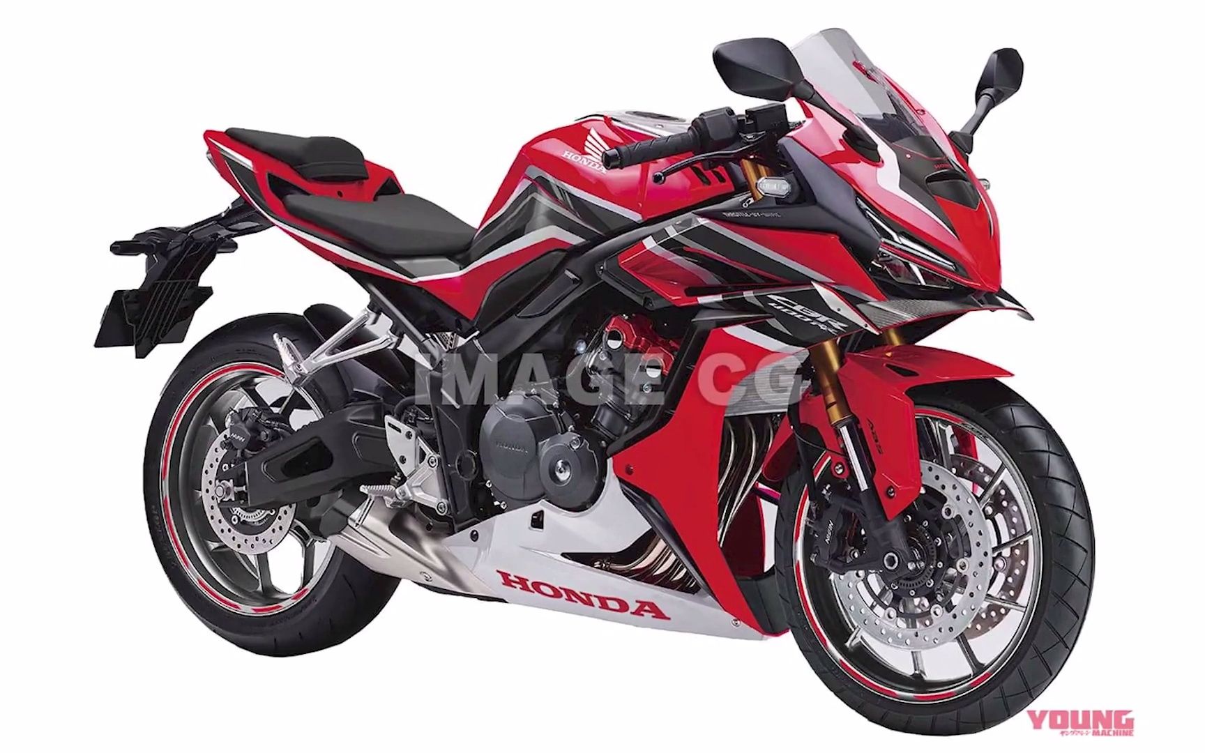 摩托車2021本田cbr400rr4缸直列式可再生mich摩托車