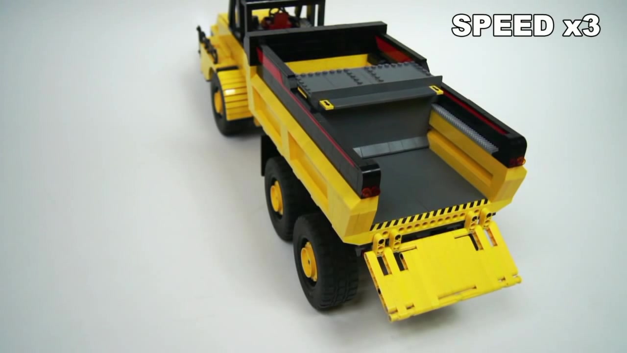 lego卡特彼勒740铰接式卡车