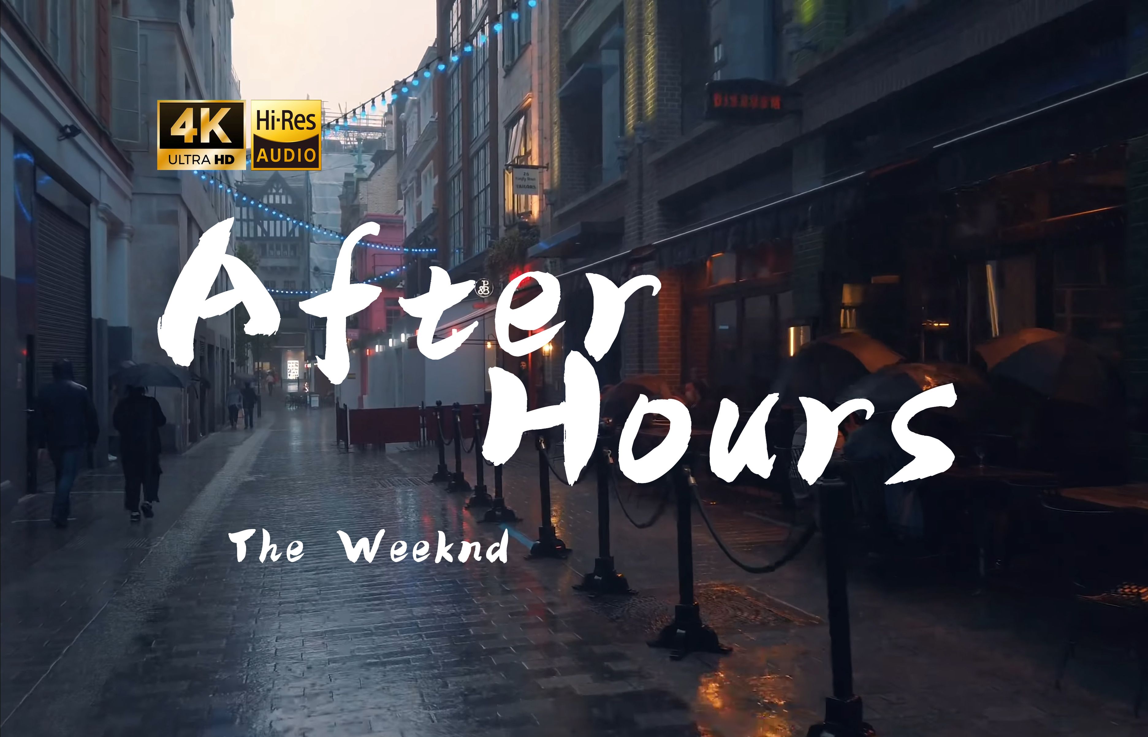 【4k hi-res】after hours_the weeknd 一首写前任的歌