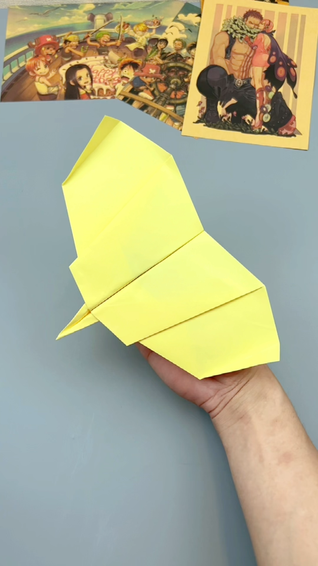 蜂鸟纸飞机图片