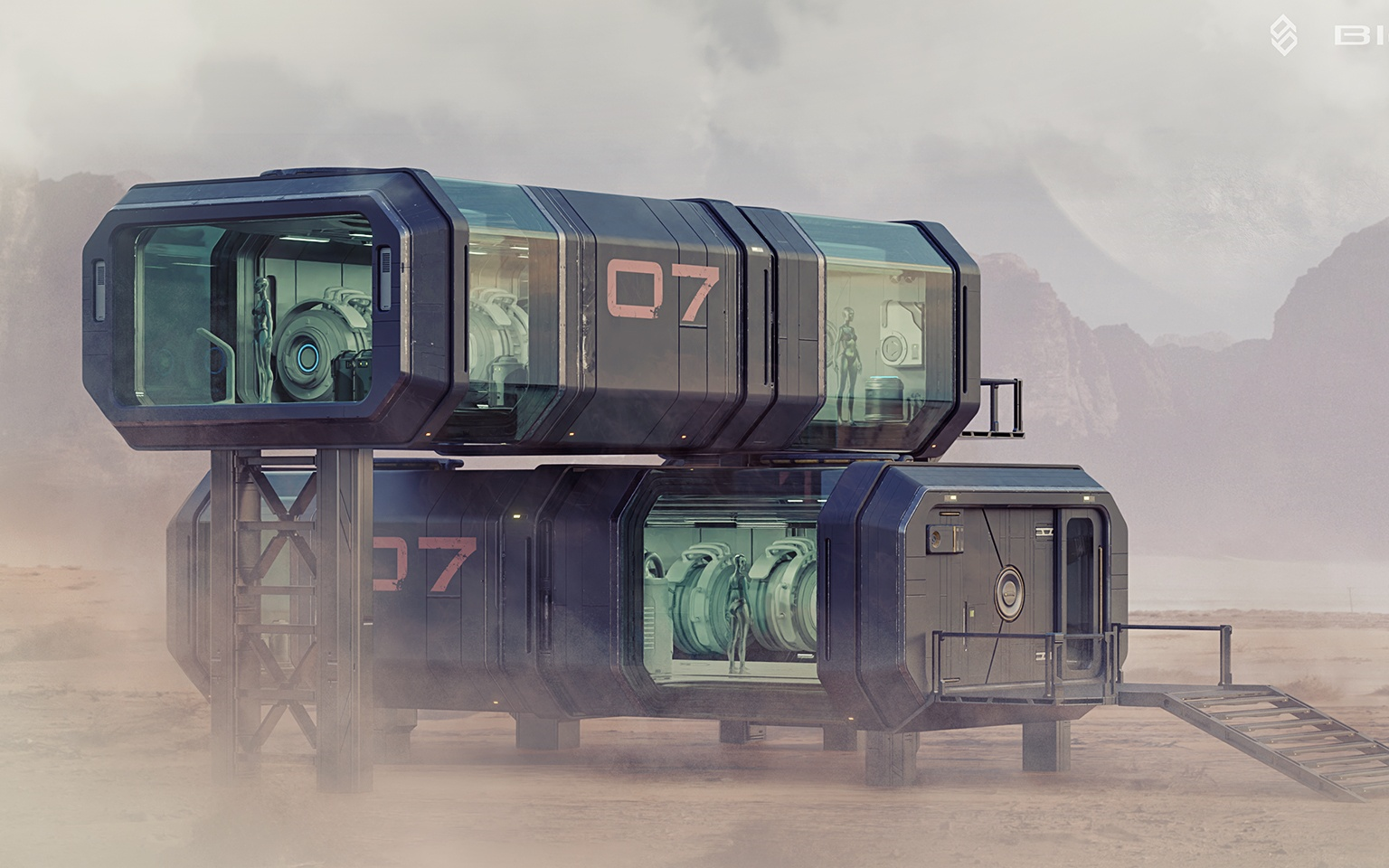 blender bros - blender 中的概念环境建模渲染教程