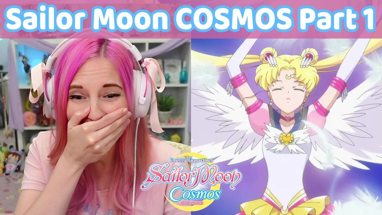 [图]【AuroraPeachy】真爱粉Peachy姐姐看美少女战士Cosmos前篇的反应 (Watch-Along)