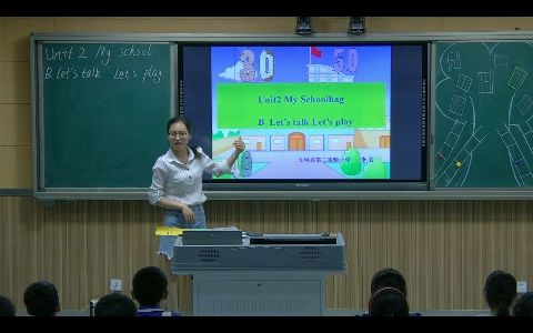 四上:《U2 B Let's talk 》(含课件教案) 名师优质课 公开课 教学实录 小学英语 部编版 人教版英语 四年级上册 4年级上册(执教:李老师)哔哩哔哩...