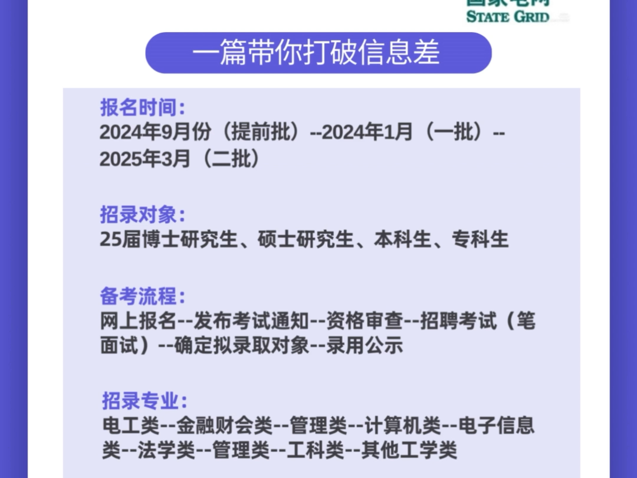 国家电网信息差!#应届毕业生 #央企国企 #国家电网 #求职 #干货分享哔哩哔哩bilibili