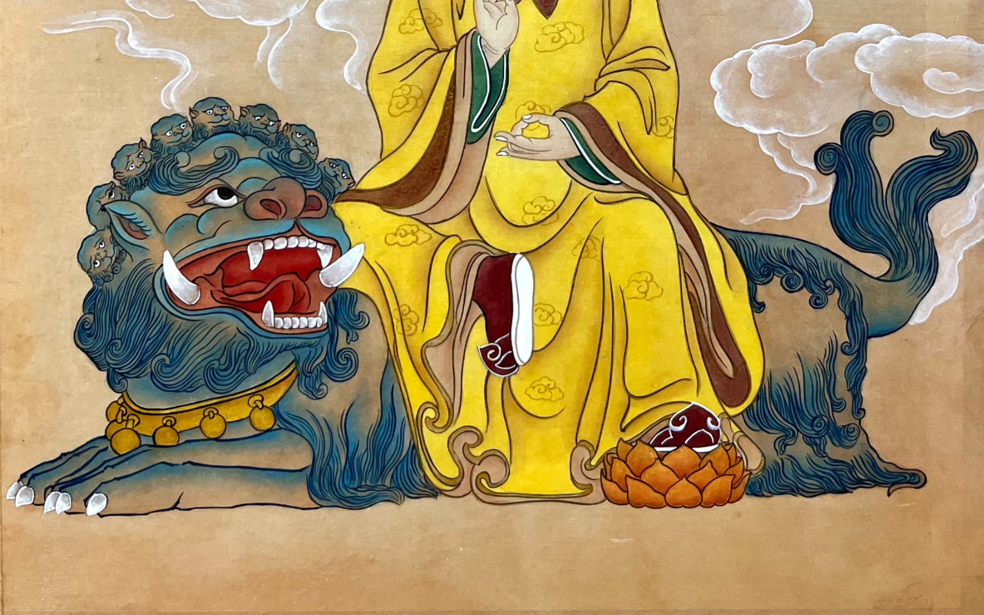 定制《救苦天尊像》(小尺幅)