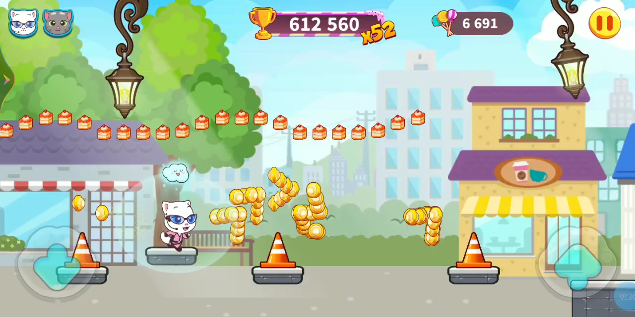 《汤姆猫糖果炫跑》特工安吉拉,出动!_哔哩哔哩bilibili