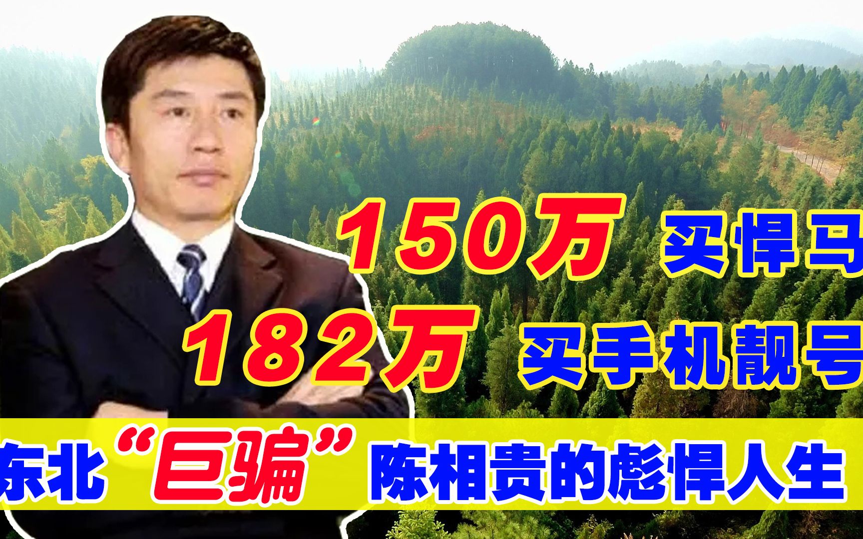 “万里大造林”陈相贵:曾花182万买手机靓号,为何最后锒铛入狱哔哩哔哩bilibili