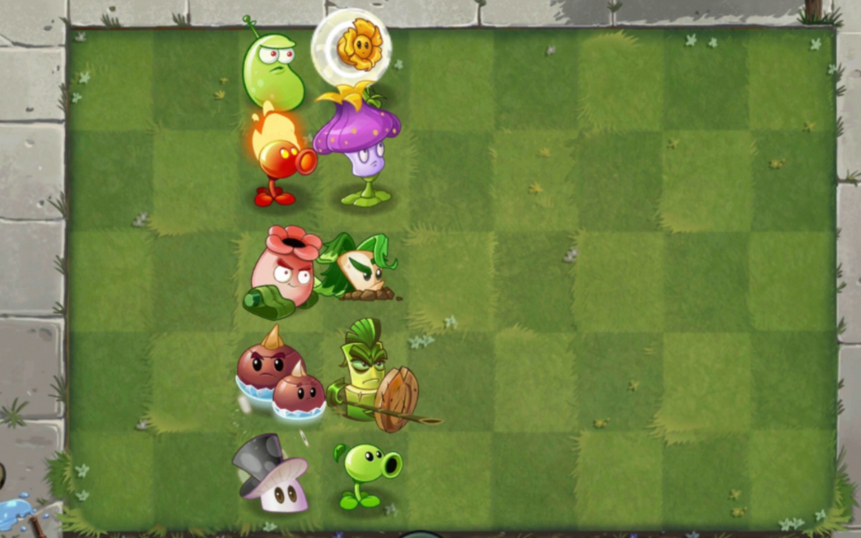 [pvz2]-十种五阶植物vs一只橄榄球僵尸 谁更强?