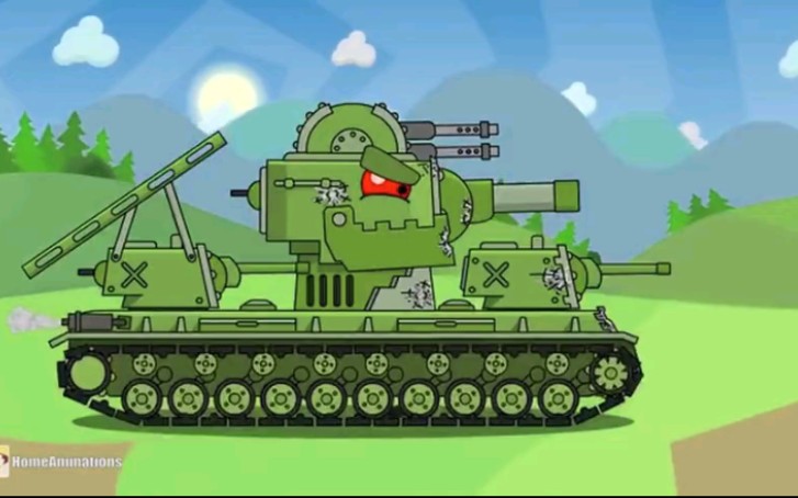 坦克世界动画:愤怒的kv6
