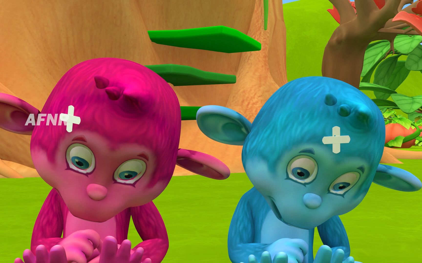 《五只小猴子在床上跳》-儿歌