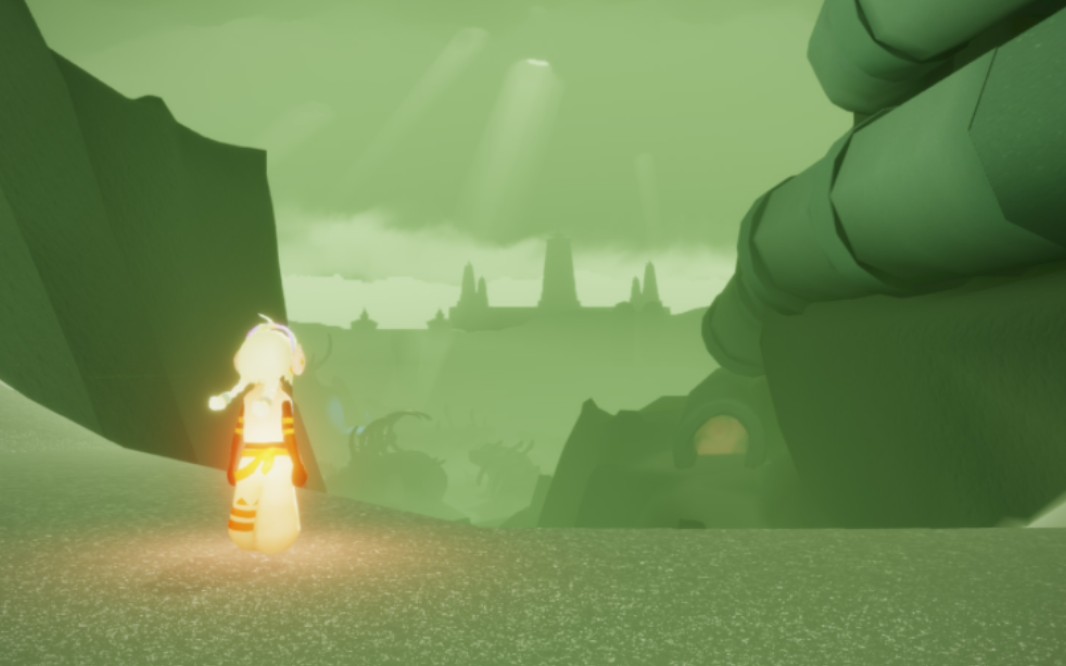 光遇无翼跑图日常-暮土(过年好)