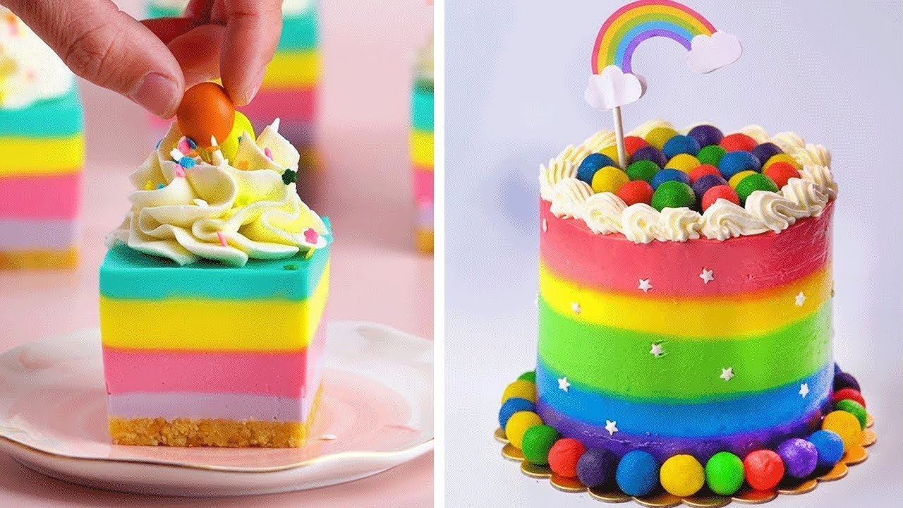 12 彩虹蛋糕装饰教程