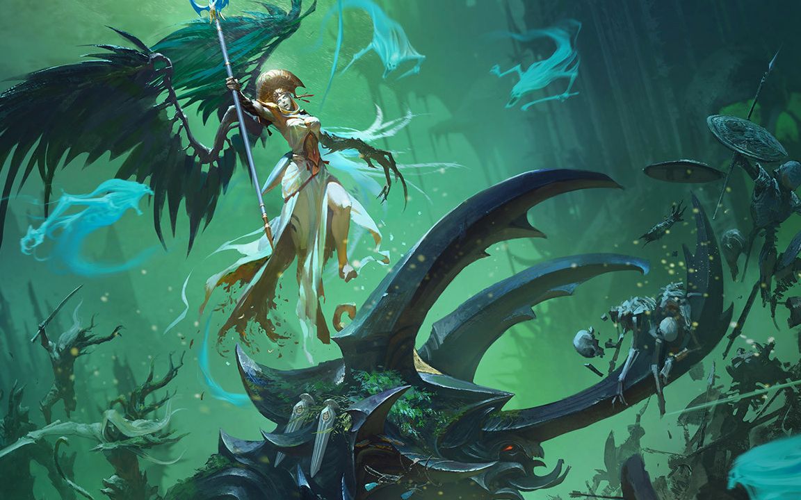 战锤2全面战争高精永恒女王小姐姐血战矮人屠龙勇士