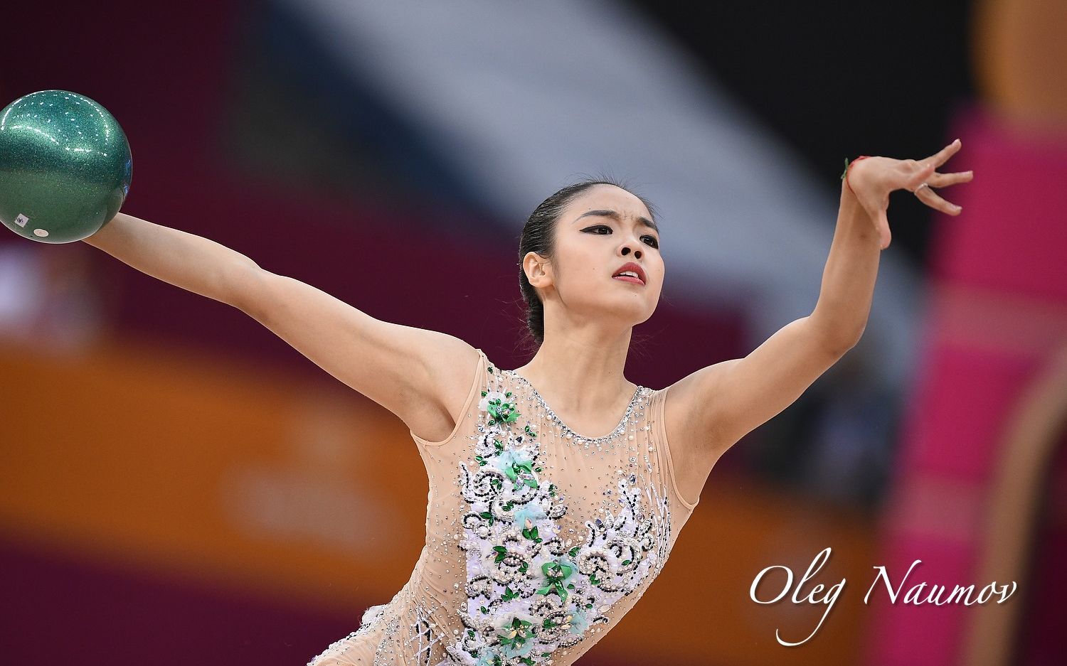 活动作品艺术体操赵雅婷2019年球操难度解析