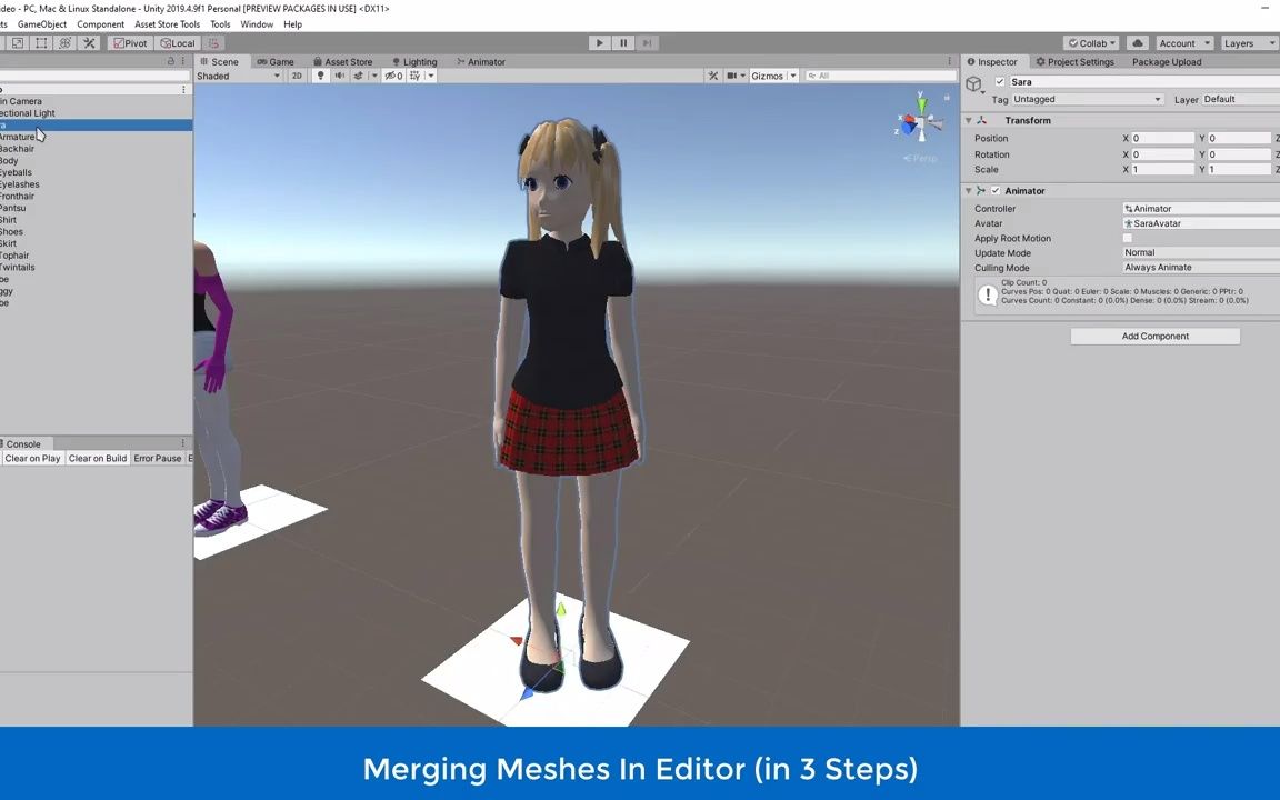 Unity3D Skinned Mesh Combiner MT 3.4.12 蒙皮网格合并工具插件哔哩哔哩bilibili