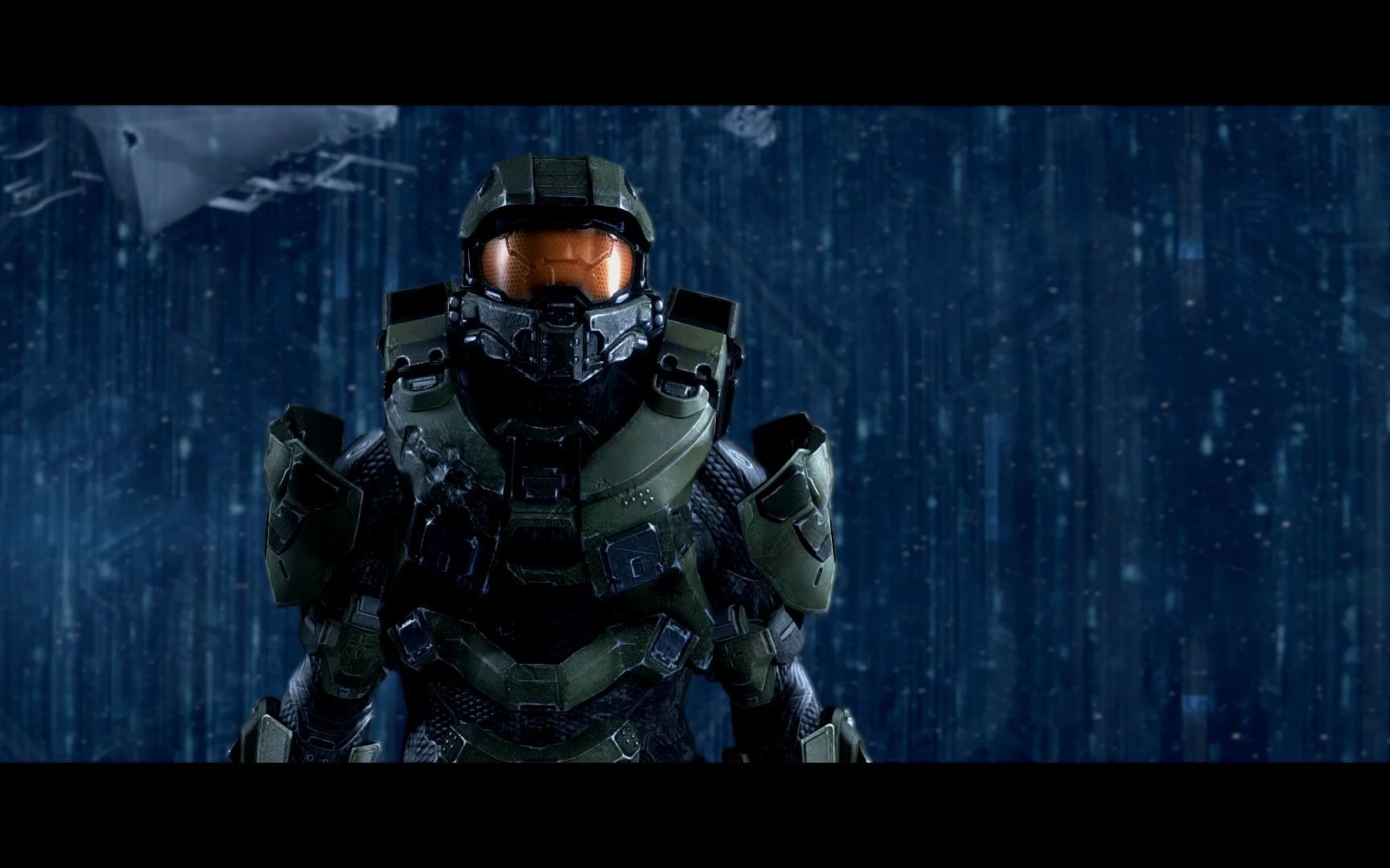 传奇难度士官长合集最后cg(可以看到士官长的眼睛)