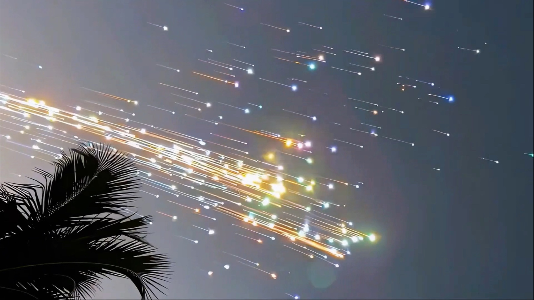 “秋天的第一场流星雨 这么幸运的一幕 一定要艾特重要的人一起来看”