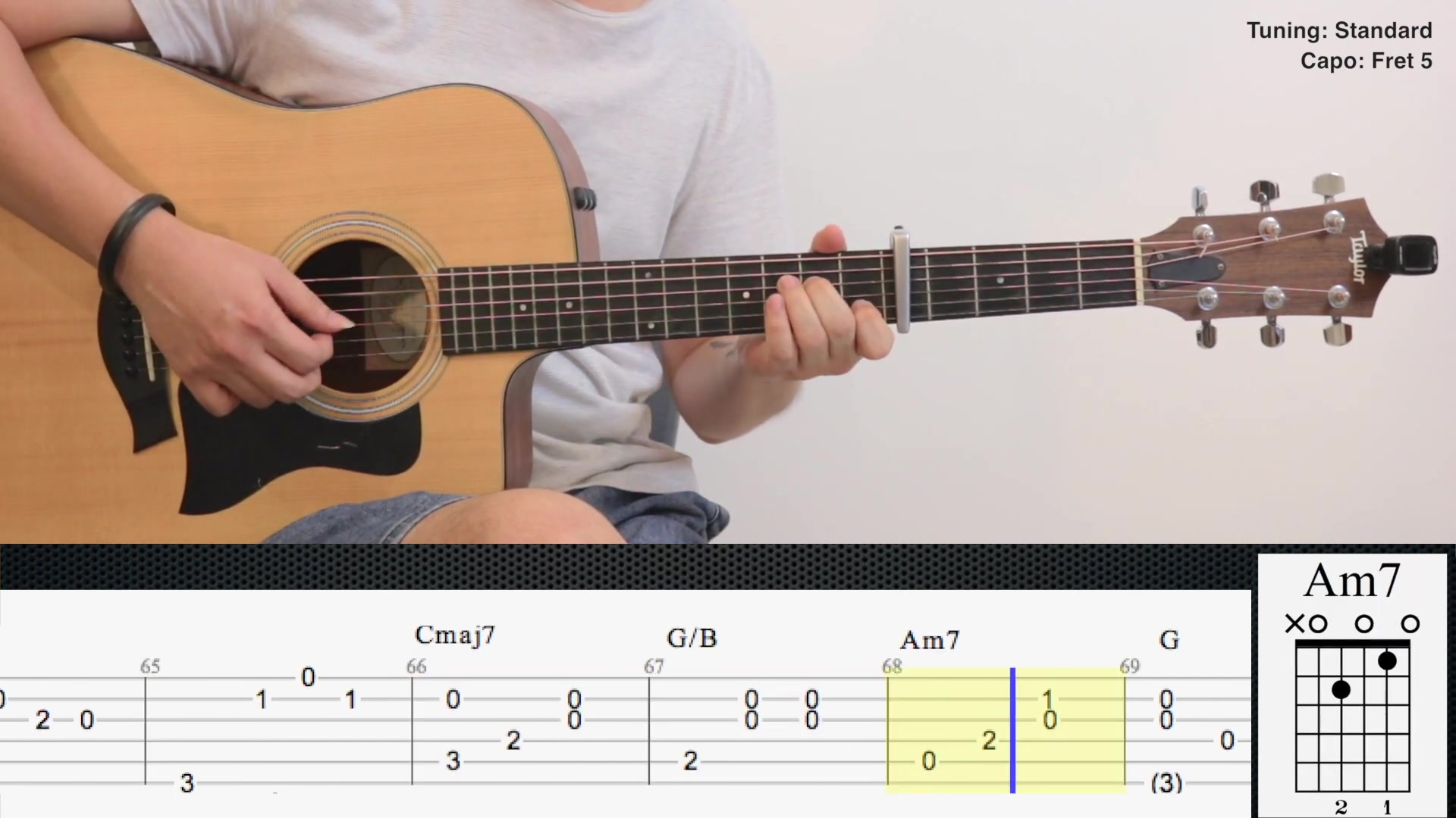 [图]Married Life - Disney Pixar's "UP" OST | Fingerstyle Guitar | TAB + Chords