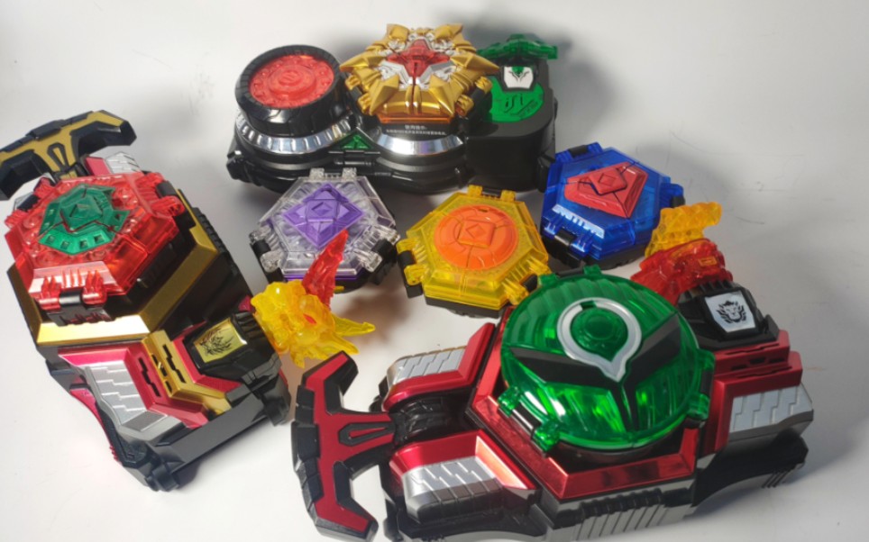 【展示】铠甲勇士战帅铠甲/捕将铠甲/捕王铠甲混搭变身效果