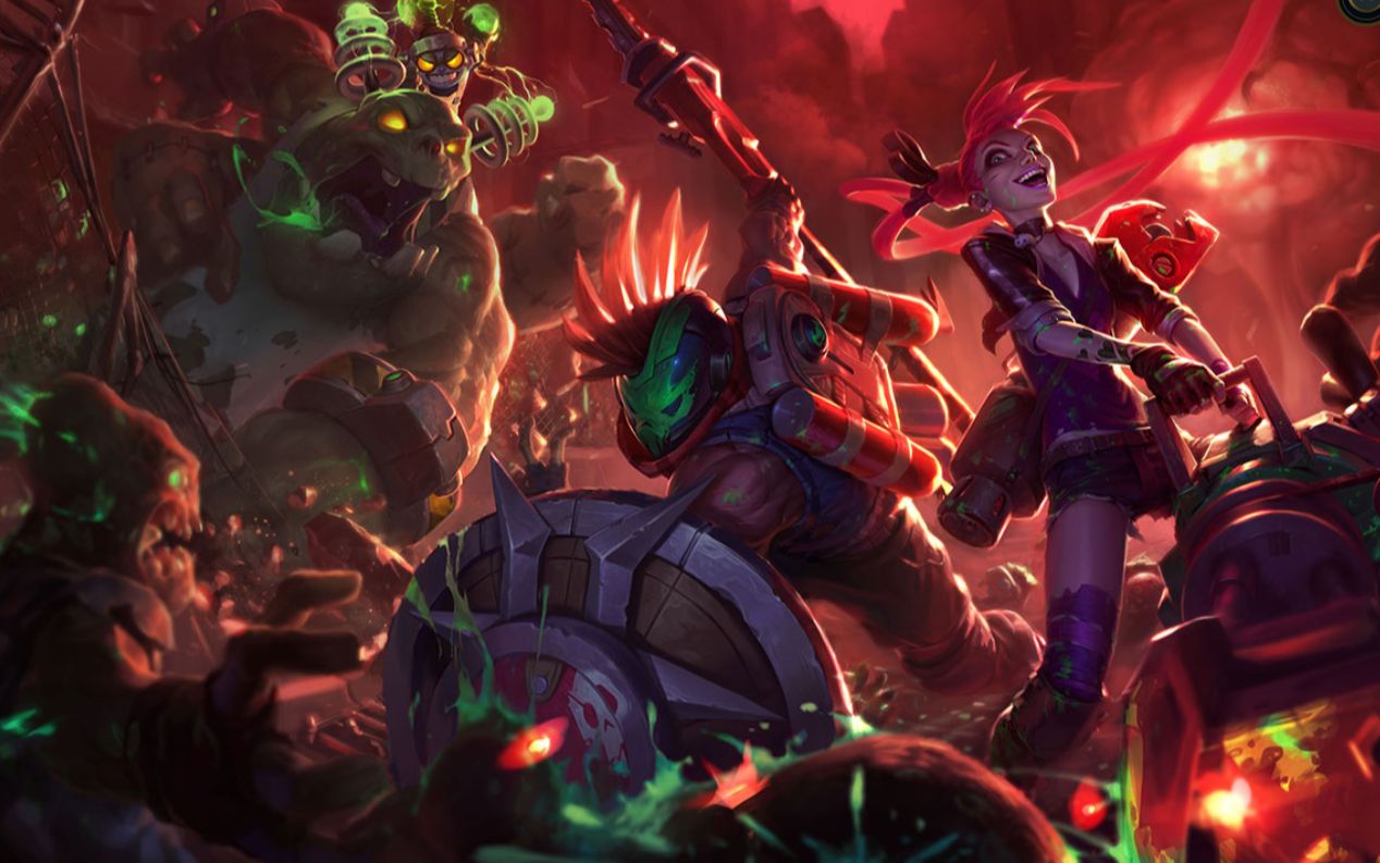 丧尸杀手金克丝暴走萝莉皮肤效果视频