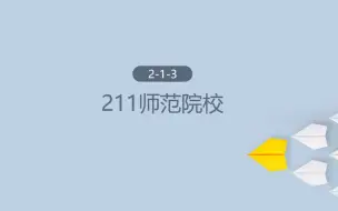 下载视频: 2023-心意报考指导之全国院校讲座：211师范院校