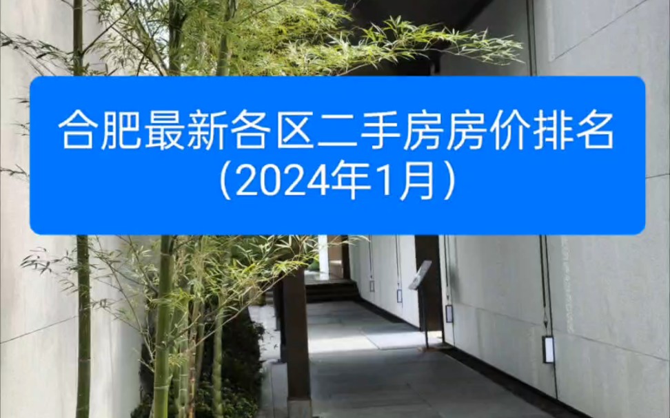 合肥最新各区二手房成交价排行,来看看你所在区域二手房价格是多少.哔哩哔哩bilibili