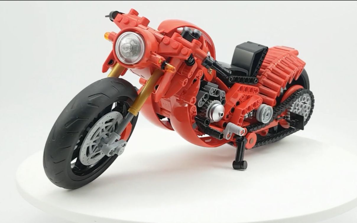 乐高科技moc 摩托车!