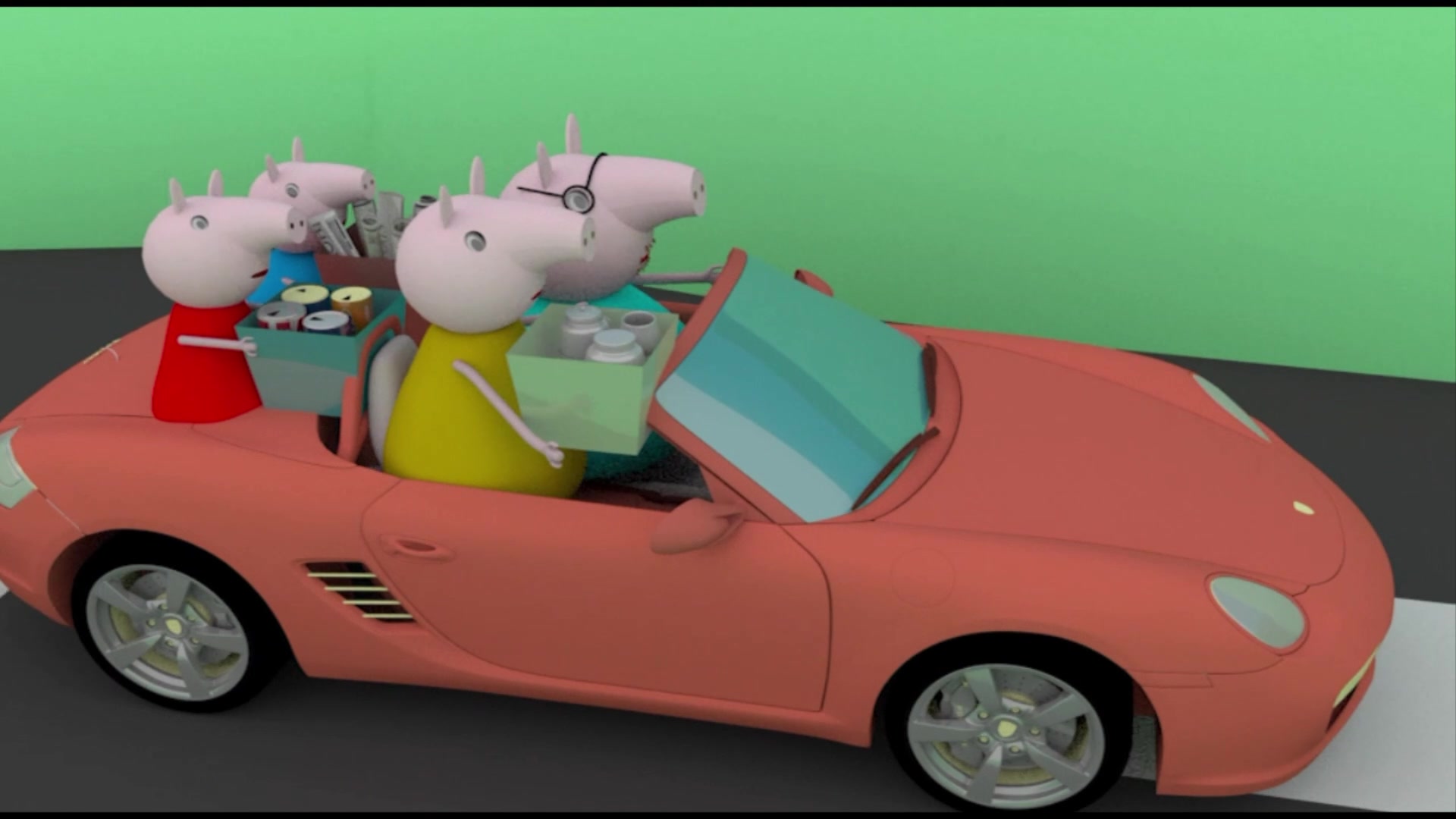 2020-2021-2 《教学三维动画设计》 优秀作品:小猪佩奇