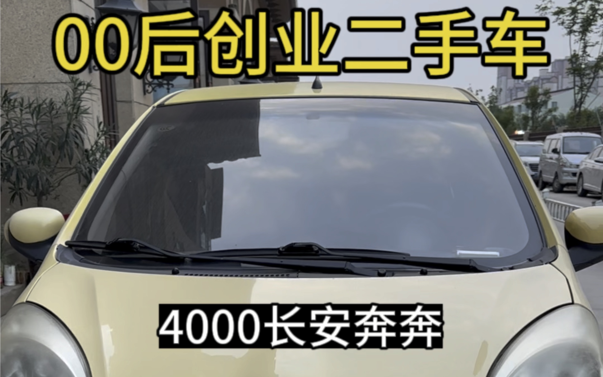 00后用一万元来做二手车,看看一个月能赚多少钱,今天收了台长安奔奔哔哩哔哩bilibili