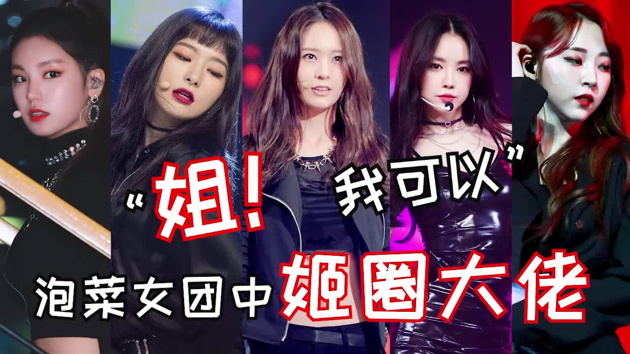 【姬圈大佬】韓國女團中的姬圈大佬top5,誰看到不說句