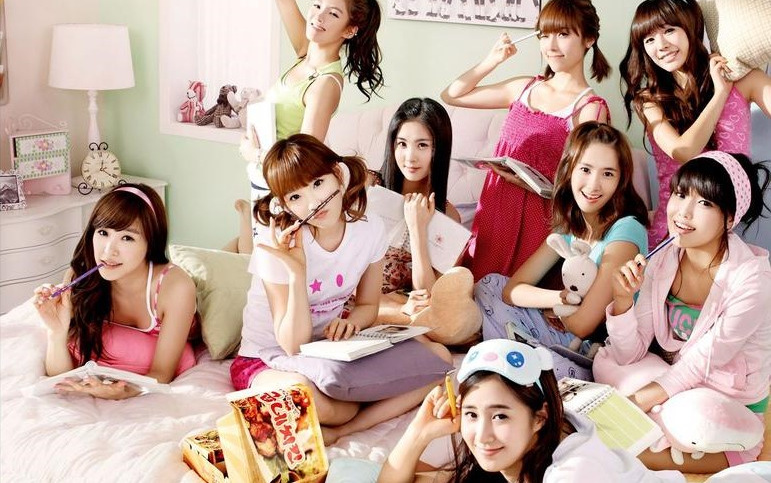 【少女时代】beginning hahaha song snowy wish .