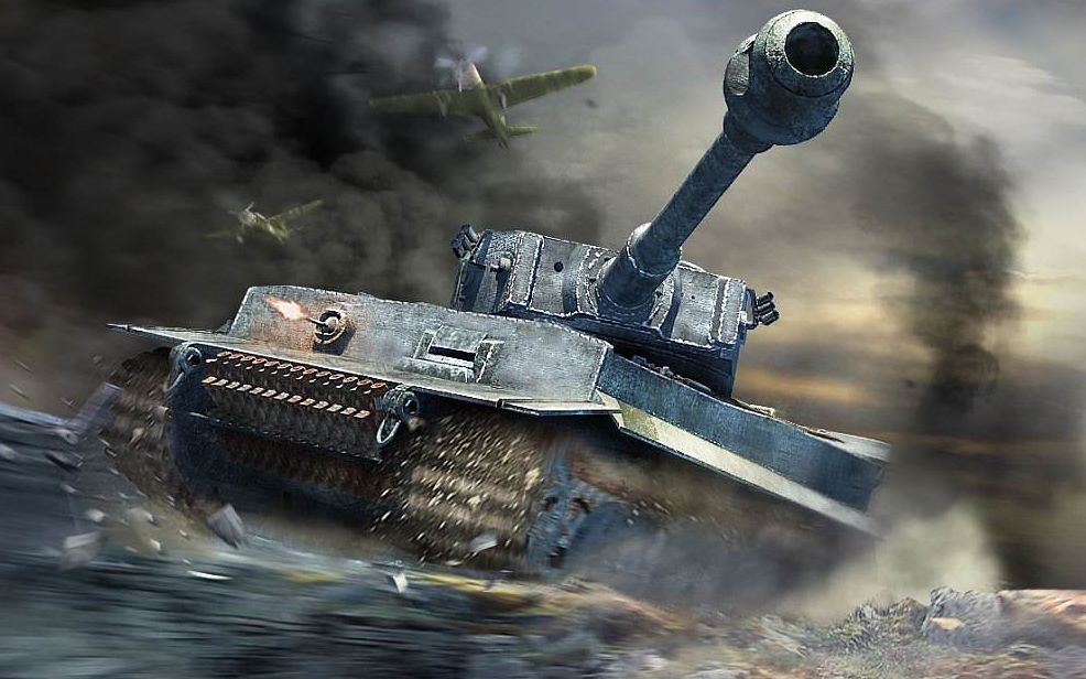 坦克世界闪电战七级至强高达虎式坦克的单车解析