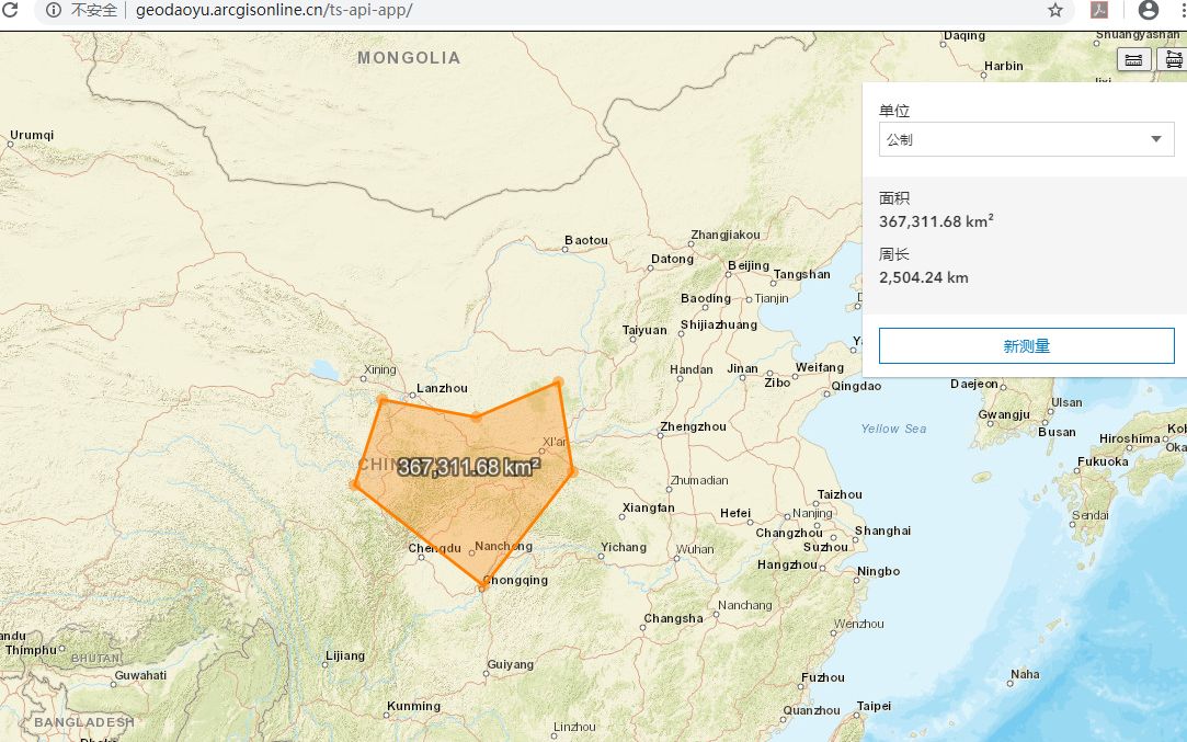 【ArcGIS JS API学习之旅第十七期】使用微件Sketch和Measurement2D来绘制和测量哔哩哔哩bilibili